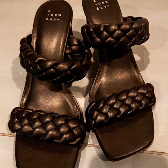 a new day Shoes - A New Day Women's Dark Brown Braided Sandals